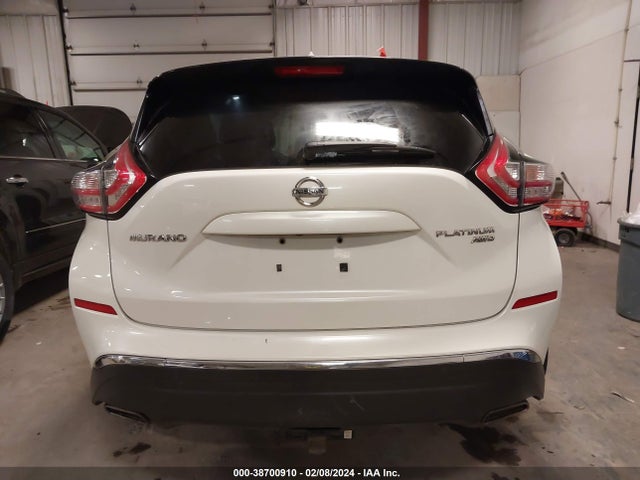 2015 NISSAN MURANO PLATINUM VIN: 5N1AZ2MH9FN270485