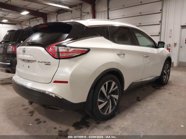 2015 NISSAN MURANO PLATINUM VIN: 5N1AZ2MH9FN270485