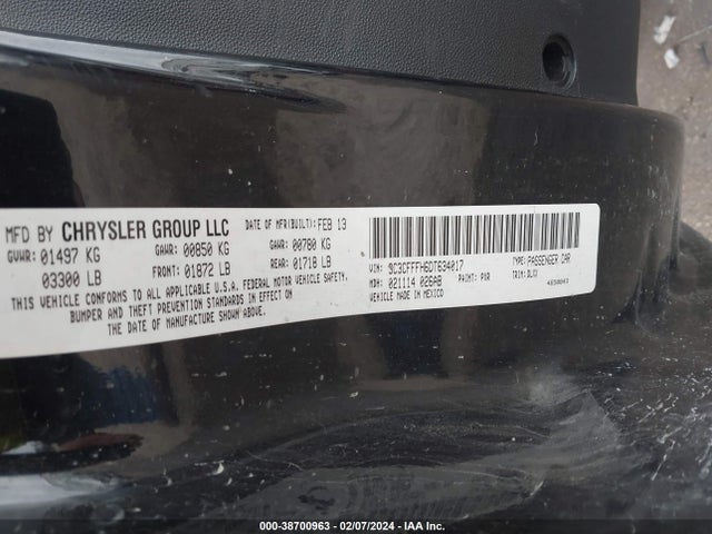 2013 FIAT 500 3C3CFFFH6DT634017 Photo 8