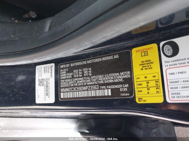 2013 MINI COUNTRYMAN WMWZC3C59DWP23563 Photo 8