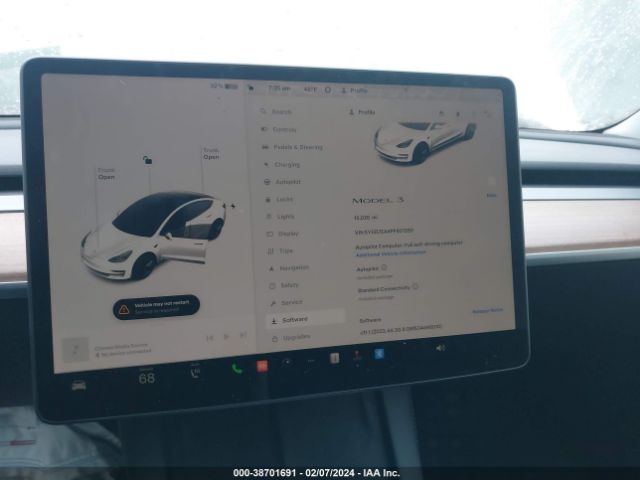 5YJ3E1EA4PF601350 Tesla Model 3 Rear-wheel Drive