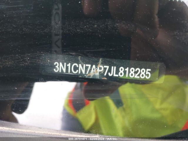 3N1CN7AP7JL818285 Nissan Versa 1.6 Sv