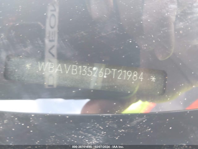 2006 BMW 325I VIN: WBAVB13526PT21984