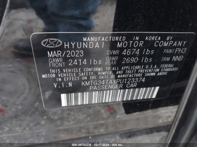 KMTG34TAXPU123374 Genesis G70 2.0t Rwd