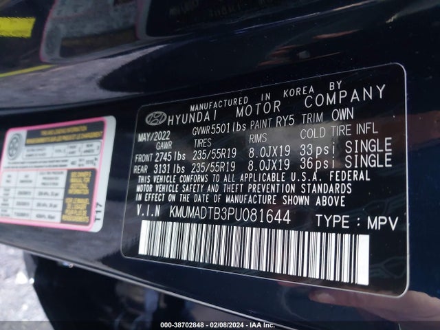 Genesis Gv70 2.5t Awd 2023 KMUMADTB3PU081644 Image 9