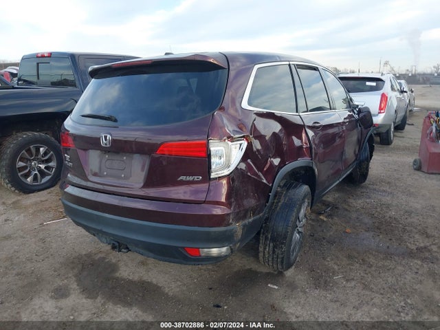 Honda Pilot Ex-l 2016 5FNYF6H58GB044411 Image 4