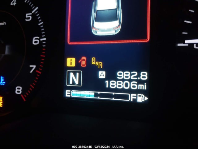 2019 SUBARU CROSSTREK 2.0I PREMIUM VIN: JF2GTAEC6K8388016