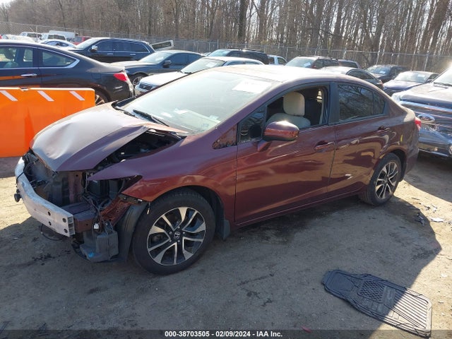 Honda CIVIC EX 2015 2HGFB2F83FH555284 Image 2