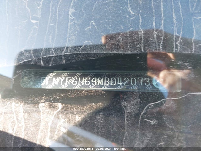 Honda Pilot Awd Touring 7 Passenger 2021 5FNYF6H69MB042073 Image 9