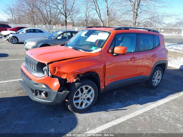 Продаж на аукціоні авто 2016 Jeep Renegade Latitude, vin: ZACCJBBT9GPC69423, номер лоту: 38703713