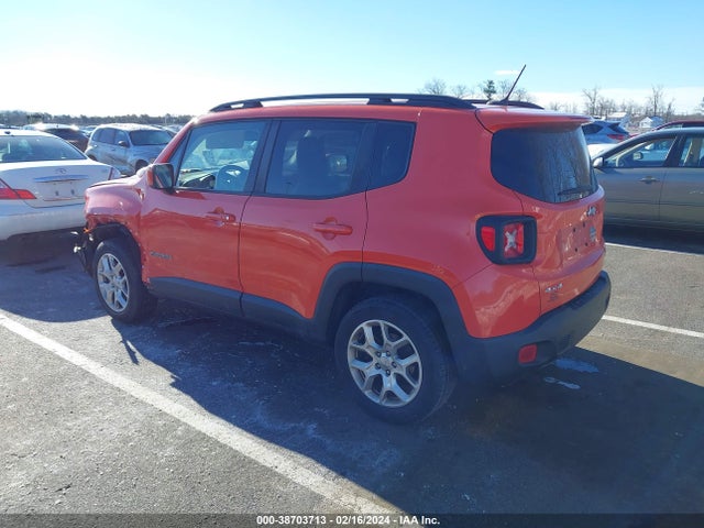 Продаж на аукціоні авто 2016 Jeep Renegade Latitude, vin: ZACCJBBT9GPC69423, номер лоту: 38703713