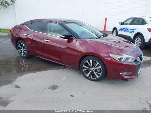 Auction sale of the 2018 Nissan Maxima 3.5 Sl, vin: 1N4AA6AP7JC394294, lot number: 38703722