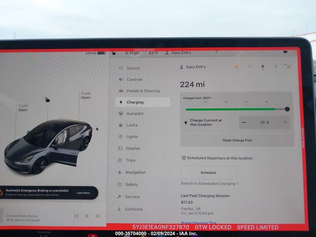 Tesla Model 3 Rear-wheel Drive 2022 5YJ3E1EA0NF327870 Image 18