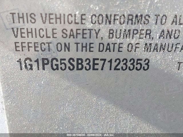 Chevrolet CRUZE LTZ 2014 1G1PG5SB3E7123353 Image 9