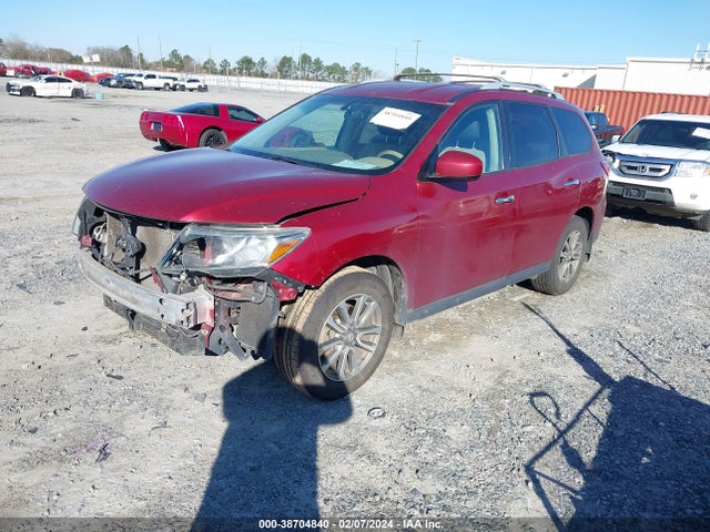 Nissan Pathfinder Platinum/s/sl/sv 2014 5N1AR2MM8EC666768 Image 2