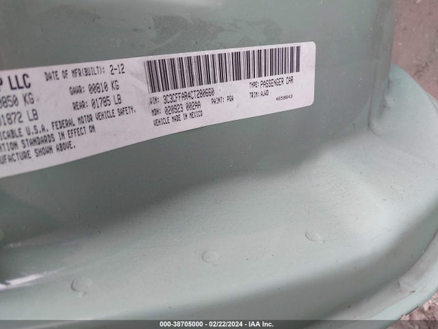 2012 FIAT 500 3C3CFFAR4CT280660 Photo 8