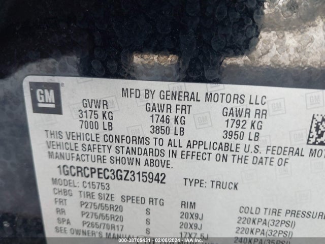 Chevrolet Silverado 1500 Custom 2016 1GCRCPEC3GZ315942 Image 9