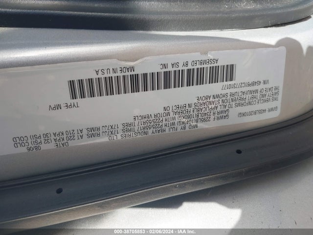 2007 SUBARU OUTBACK 2.5I VIN: 4S4BP61C277310177