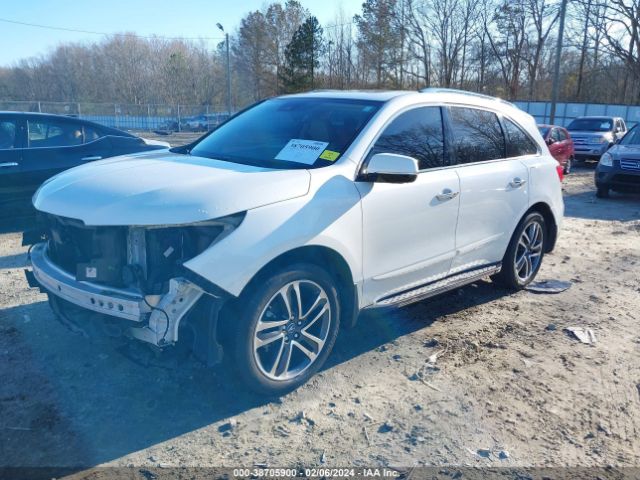 5FRYD3H99HB000425 Acura Mdx Advance   Entertainment Pkgs