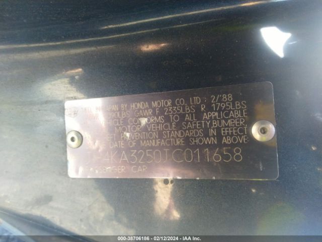 1988 ACURA LEGEND JH4KA3250JC011658 Photo 8