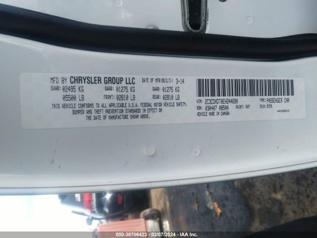 Dodge CHARGER R/T 2014 2C3CDXDT0EH244690 Image 9