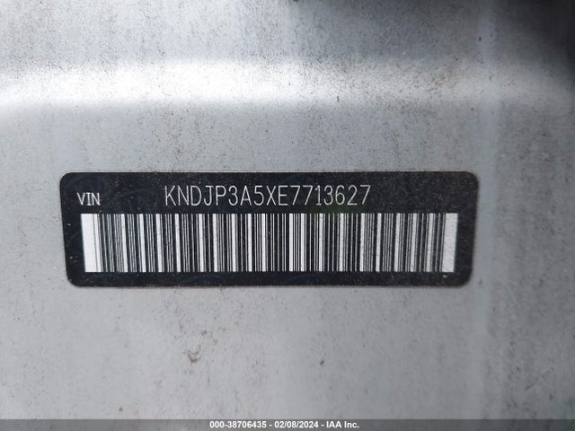KIA SOUL + 2014 KNDJP3A5XE7713627 Image 9