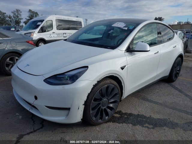 2022 TESLA MODEL Y 7SAYGDEF1NF324668 Photo 1
