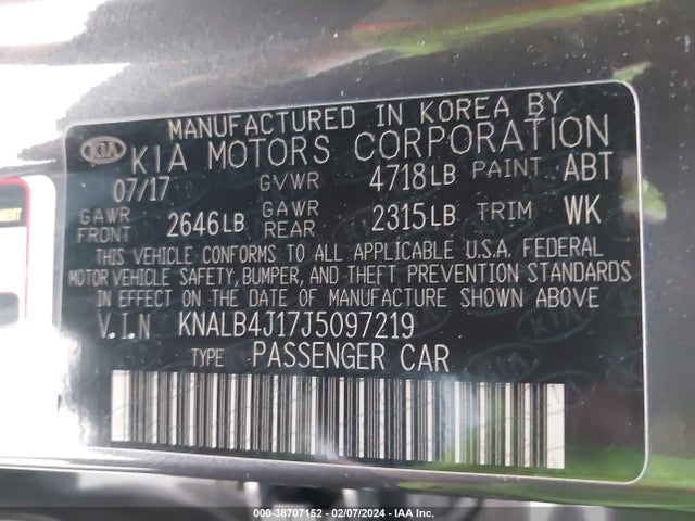 KIA Cadenza Premium 2018 KNALB4J17J5097219 Image 9