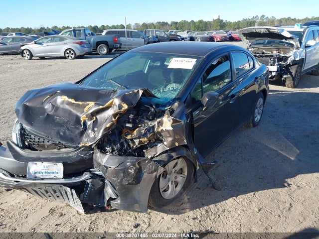 Honda Civic Lx 2014 2HGFB2F59EH557688 Image 2