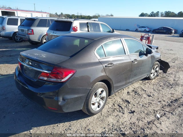 Honda Civic Lx 2014 2HGFB2F59EH557688 Image 4