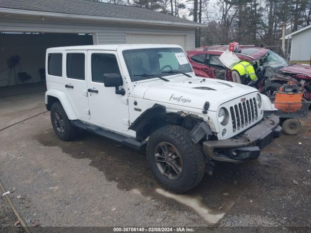Auction sale of the 2016 Jeep Wrangler Unlimited 75th Anniversary, vin: 1C4BJWEG3GL249450, lot number: 38708148