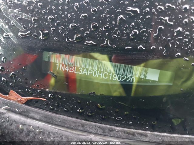 1N4BL3AP0HC190220 Nissan Altima 3.5 Sr