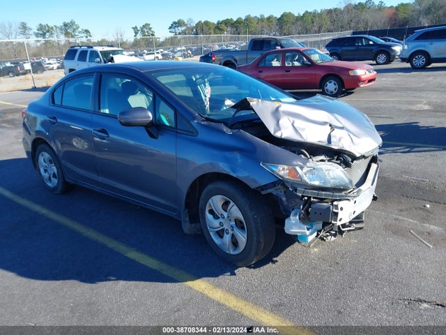 Honda Civic Lx 2014 2HGFB2F54EH518670 Image 1