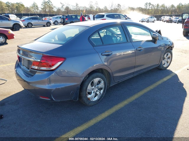 Honda Civic Lx 2014 2HGFB2F54EH518670 Image 4