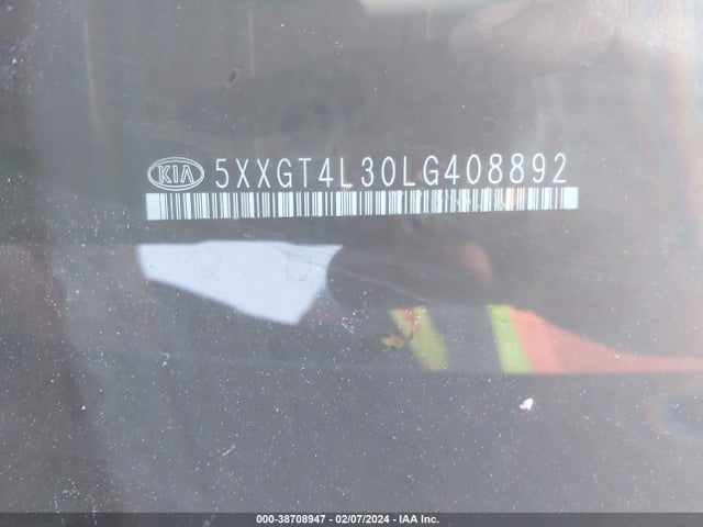 KIA Optima Lx 2020 5XXGT4L30LG408892 Image 9