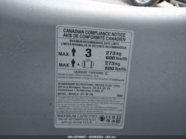 2023 SEA DOO GTI YDV94315D323      Photo 8