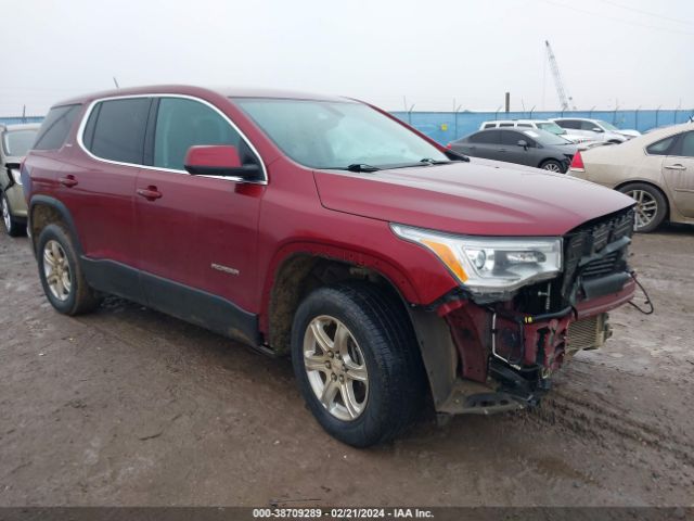 Auction sale of the 2017 Gmc Acadia Sle-1, vin: 1GKKNRLA4HZ296882, lot number: 38709289