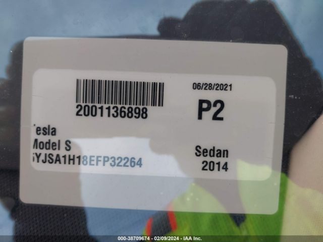 5YJSA1H18EFP32264 Tesla Model S P85