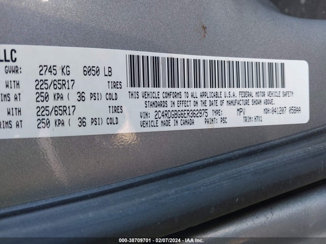 Dodge Grand Caravan Avp/se 2014 2C4RDGBG6ER362975 Image 9