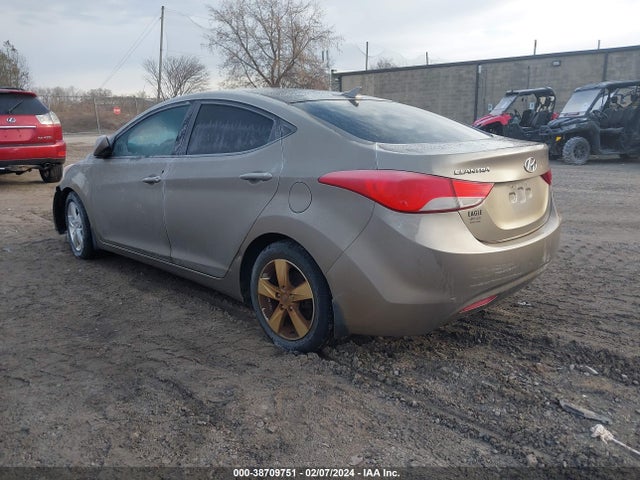 2013 HYUNDAI ELANTRA GLS VIN: 5NPDH4AE3DH296779