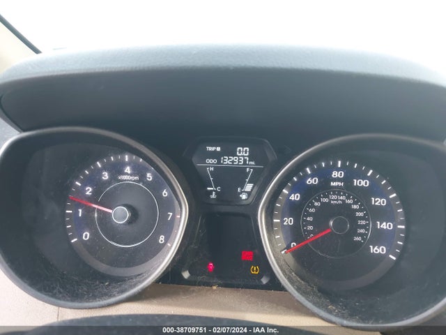 2013 HYUNDAI ELANTRA GLS VIN: 5NPDH4AE3DH296779