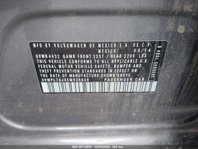 3VWPL7AJXEM626629 Volkswagen Jetta Sportwagen 2.0l Tdi