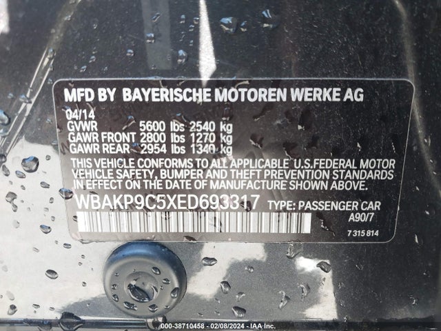 WBAKP9C5XED693317 BMW 550i Xdrive