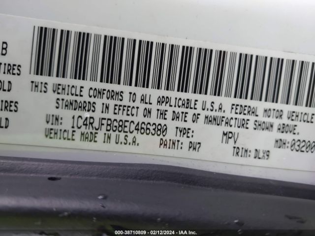 1C4RJFBG8EC466380 Jeep Grand Cherokee Limited