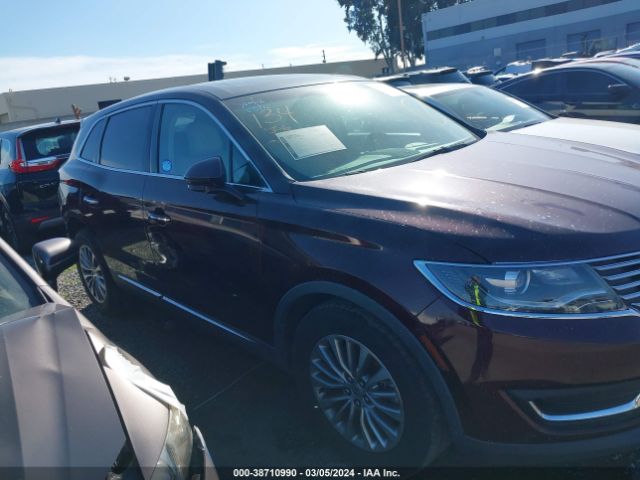 2LMPJ6KR4JBL14275 Lincoln Mkx Select