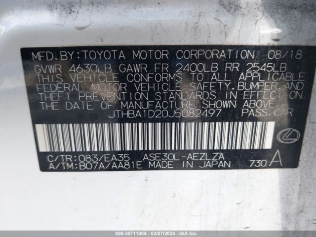 JTHBA1D20J5082497 Lexus IS 300