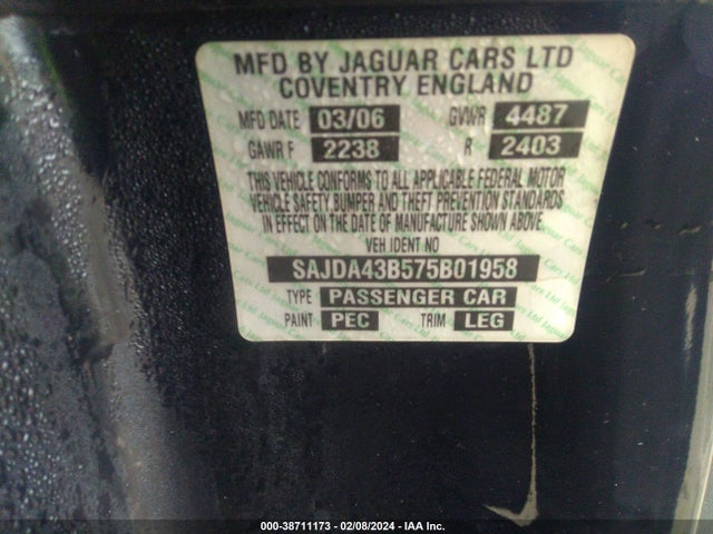 2007 JAGUAR XK SAJDA43B575B01958 Photo 8