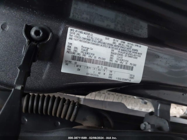 Ford FOCUS S 2014 1FADP3E20EL421155 Image 9