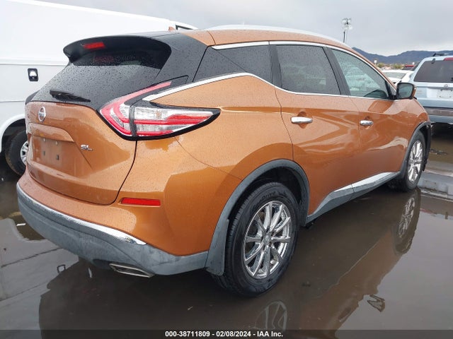 Nissan MURANO SL 2016 5N1AZ2MG1GN138457 Image 4