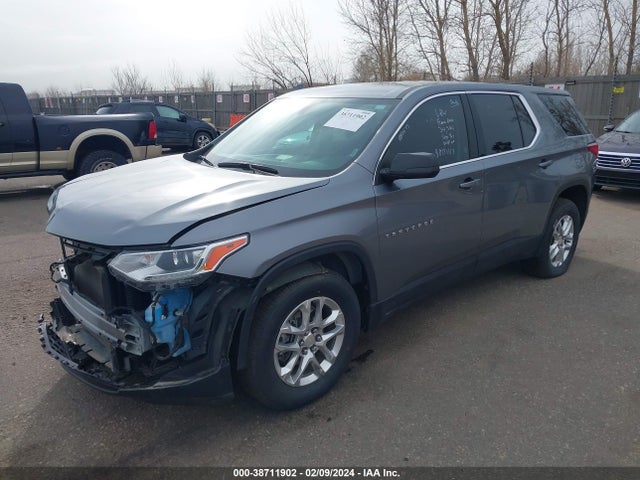 38711902 :رقم المزاد ، 1GNERFKWXMJ178599 vin ، 2021 Chevrolet Traverse Fwd Ls مزاد بيع